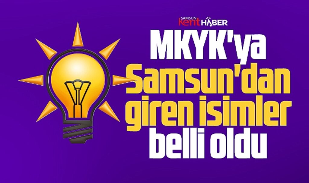 Samsun'dan AK Parti 8. Büyük Kongrede MKYK'ya giren isimler belli oldu
