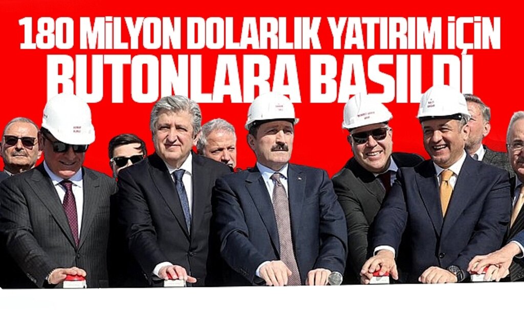 Samsun'da 180 milyon dolarlık yatırım için temel atıldı