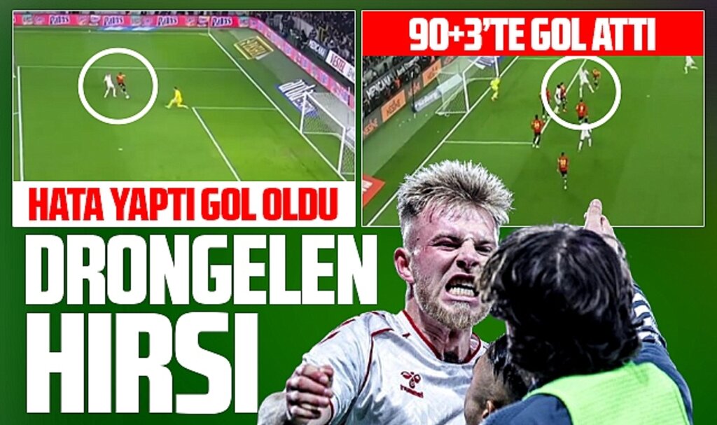 Samsunspor'da Drongelen Göztepe maçında hatasını attığı golle telafi etti