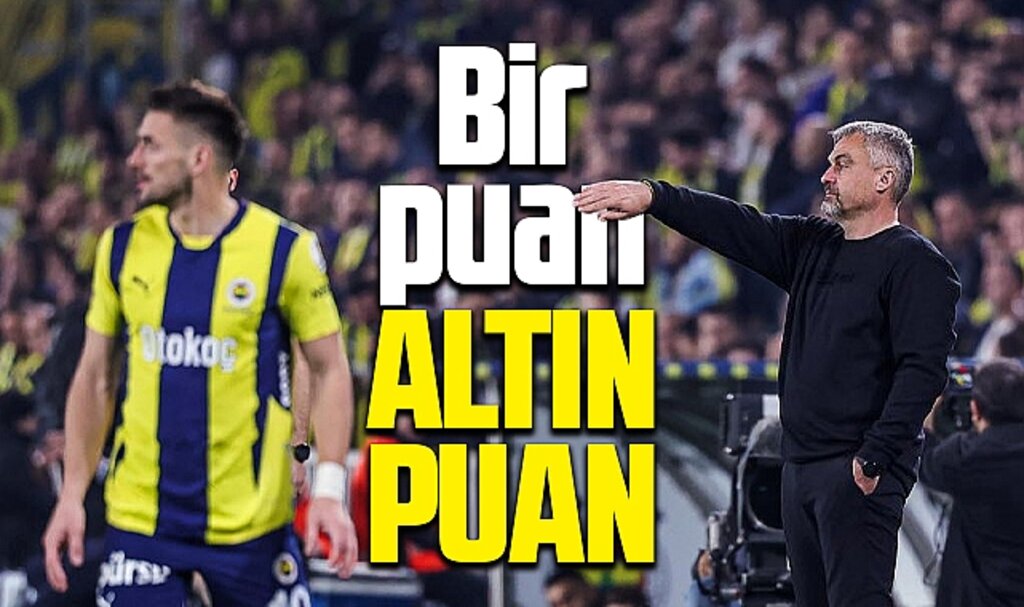 Thomas Reis'ten Fenerbahçe maçı sonrası açıklama! Bir puan bizim için değerli