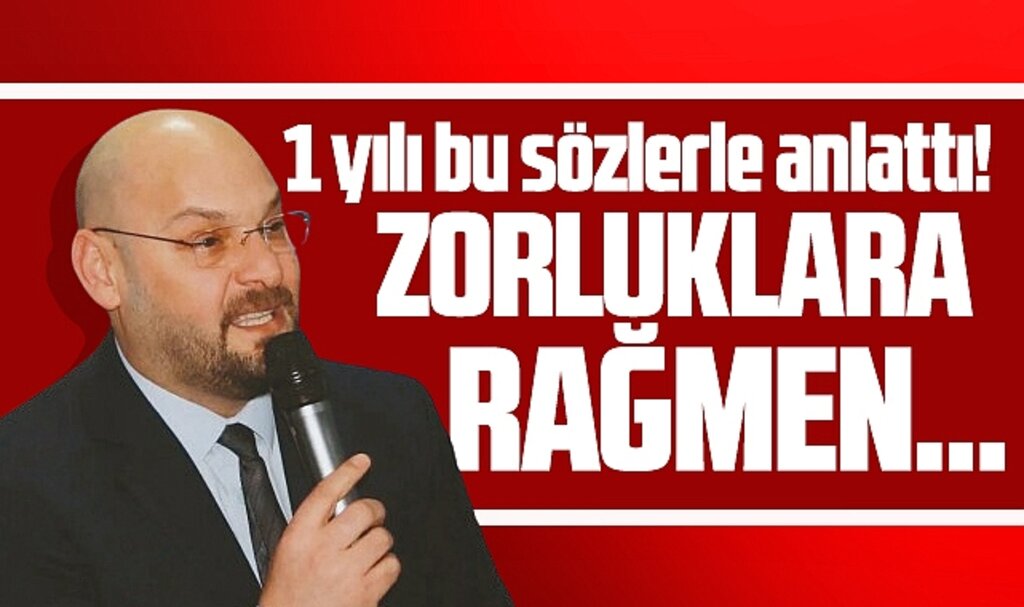 Atakum Belediye Başkanı Türkel'den 1 yıl açıklaması! Zorluklara rağmen