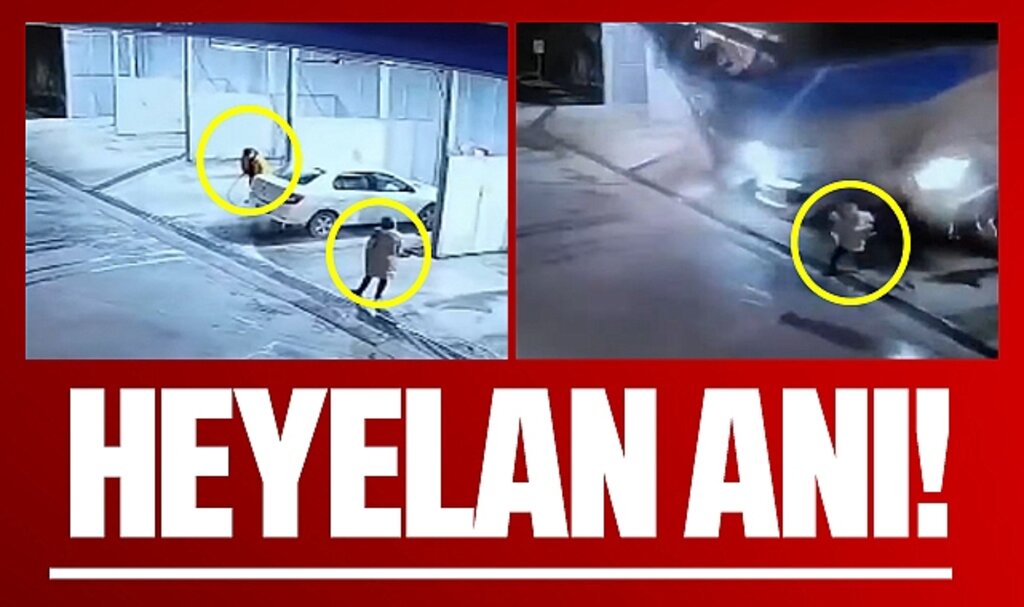 Samsun Canik'te heyelan anı! Dehşet görüntüler!