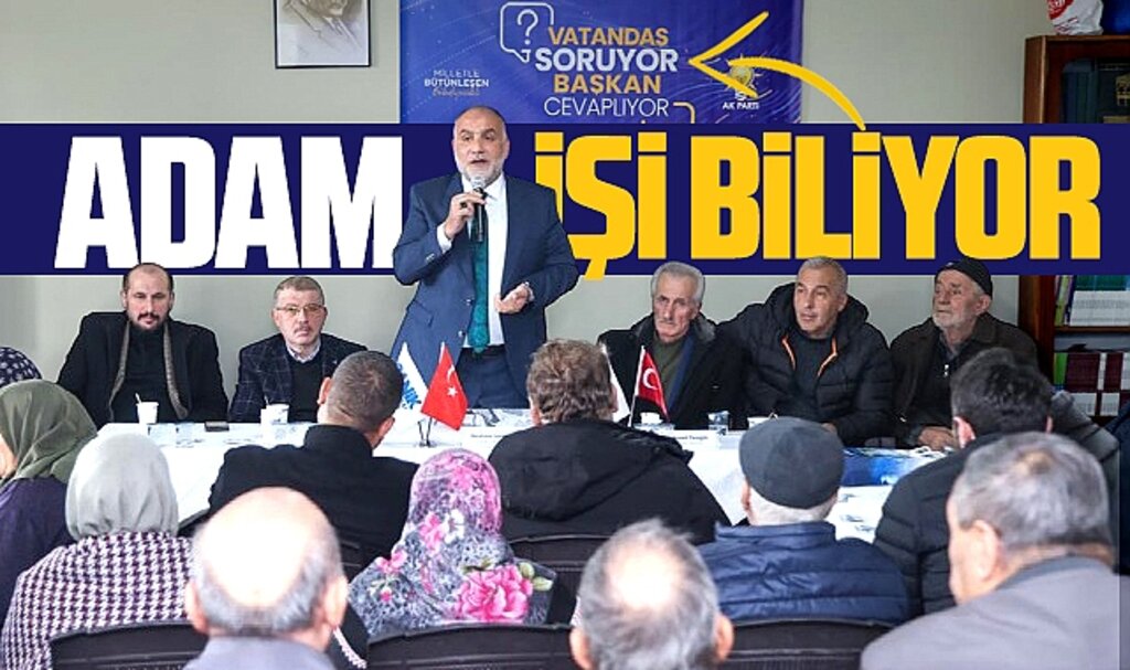 Samsun Canik'te vatandaş soruyor başkan İbrahim Sandıkçı cevaplıyor