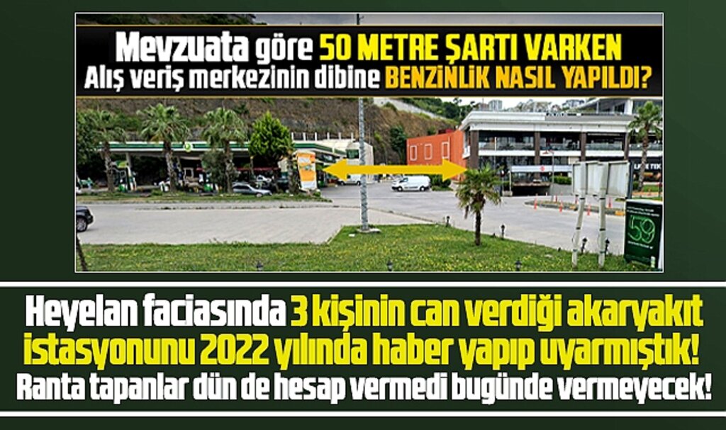 Samsun'da 3 kişinin öldüğü benzinlikteki tehlike 2022 yılında gündeme gelmişti 