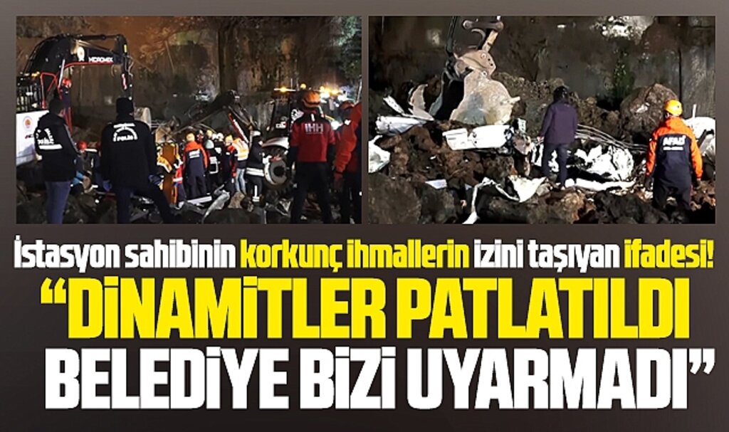 Samsun'da heyelan sonrası tutuklanan benzinlik sahibinin şok eden ifadesi
