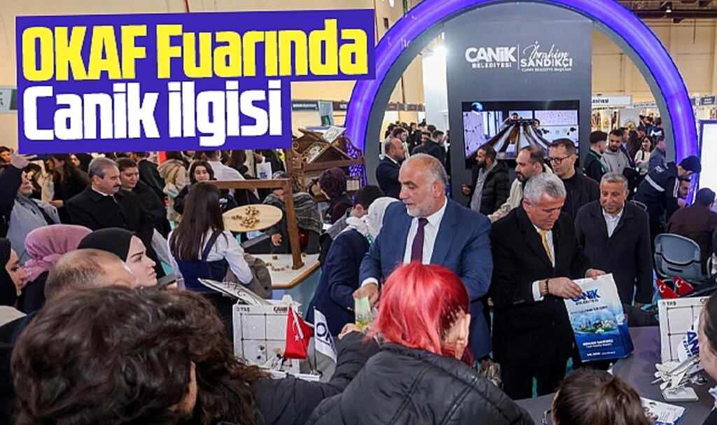 Samsun'da OKAF 2025 Fuarında Canik Belediyesi standı ilgi gördü