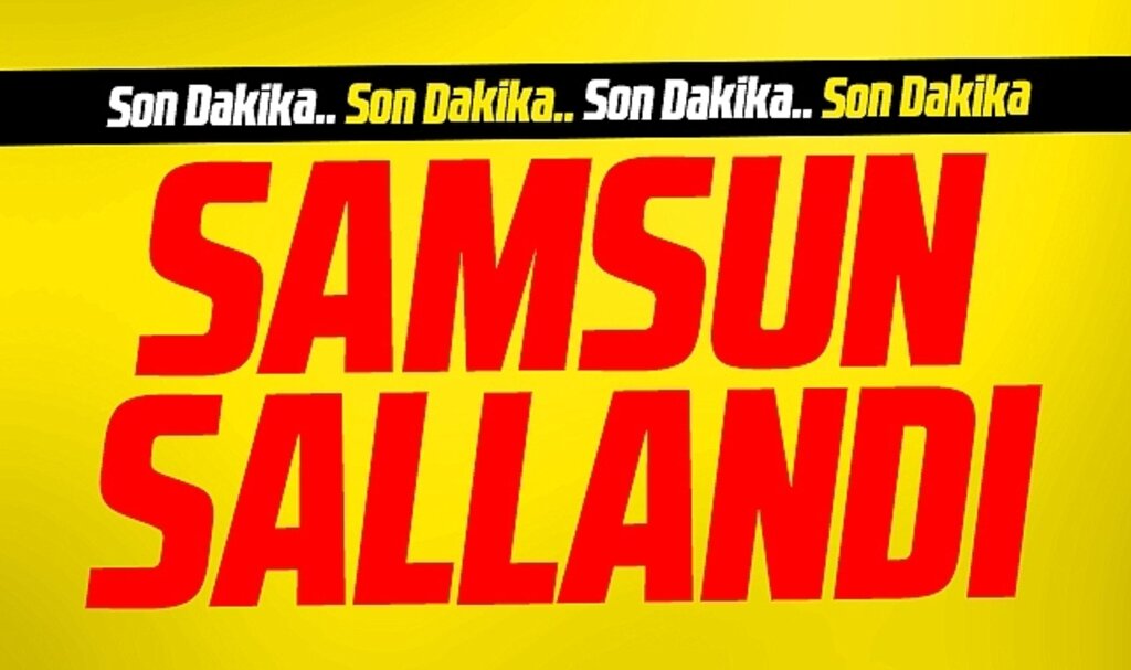 Samsun'da son dakika deprem! Samsun 13 Nisan Pazar günü sallandı