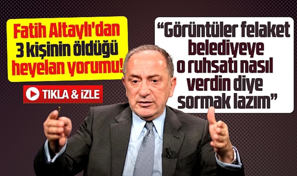 Samsun'daki heyelan faciasına Fatih Altaylı yorumu! O ruhsat nasıl verildi sormak lazım