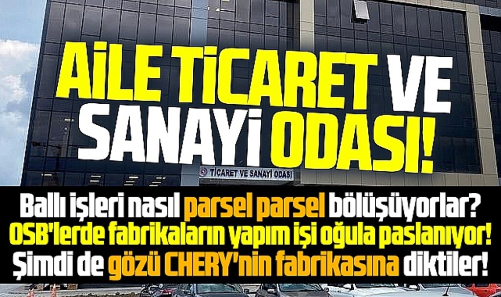 Samsun Ticaret Sanayi Odası'nda ballı işler parsel parsel bölüşülüyor iddiası!