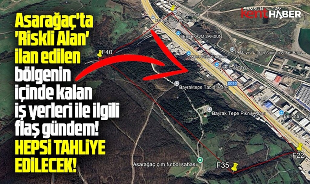 Samsun'da flaş gündem! Asarağaç'ta işyerleri tahliye edilecek!