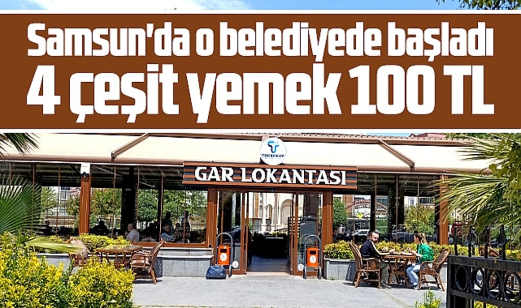 Samsun'da o belediyede halk lokantası hizmetine başladı