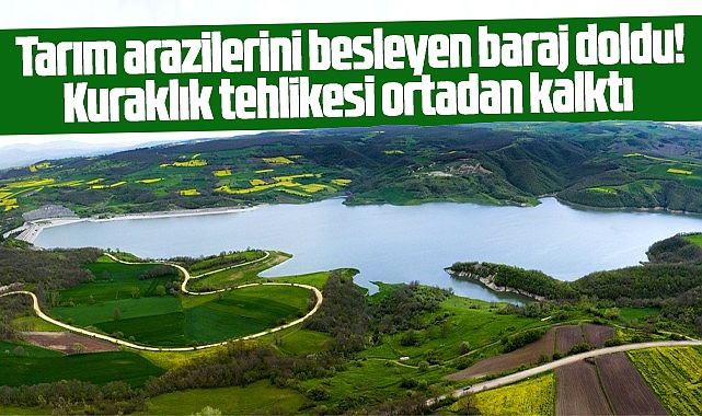 Samsun'da Vezirköprü Barajında kuraklık tehlikesi ortadan kalktı