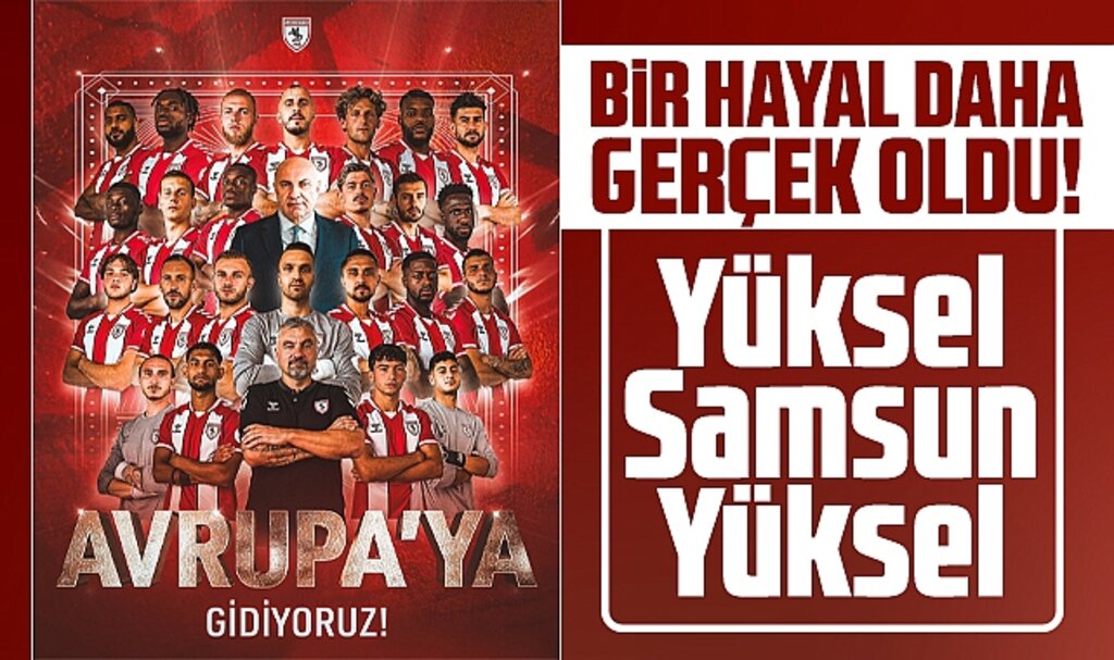 Samsunspor'un, UEFA Avrupa Kupalarına katılması resmileşti