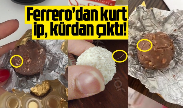 Ferrero'dan kurt, ip, kürdan çıktı!
