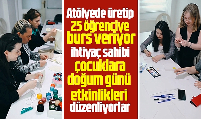 Samsun'da CHP İl Kadın Kolları kurduğu atölye ile destek sağlıyor
