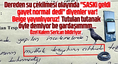 Samsun'da dereden su çeken restorana SASKİ'nin tuttuğu tutanak ortaya çıktı