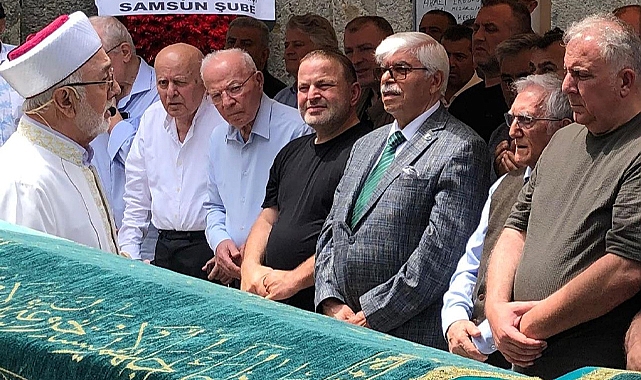 Samsun'da vefat eden işadamı Ertuğrul Karslı son yolculuğuna uğurlandı