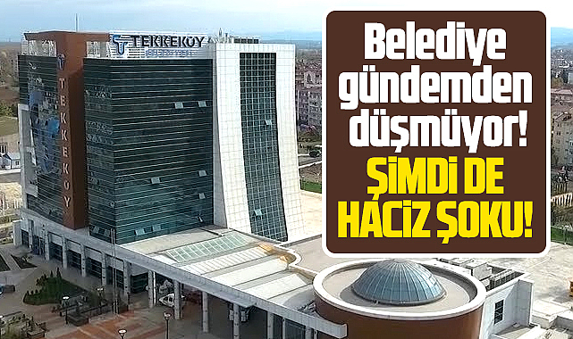 Samsun'da Tekkeköy Belediyesinde şok! 10 araca haciz konuldu! 