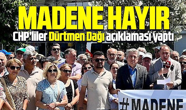 Samsun'un Alaçam ilçesinde CHP'den Dürtmen Dağı ve maden açıklaması