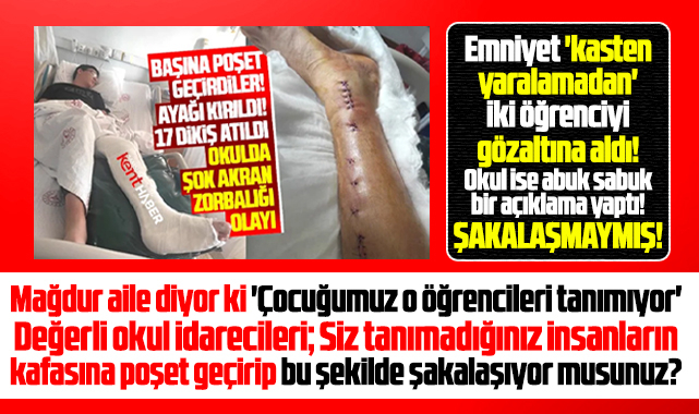 Samsun'da akran zorbalığı iddiasına okuldan açıklama! Şakalaşıyorlardı!
