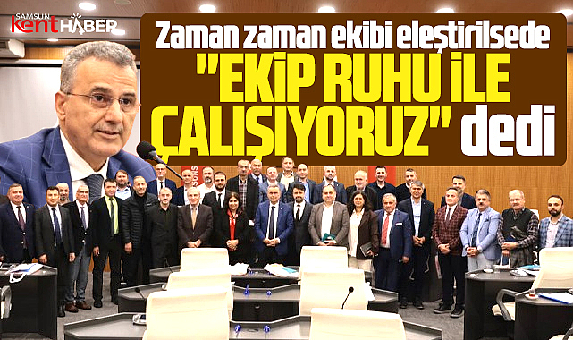 İlkadım Belediyesinde başkan, müdür ve yardımcılarla toplantı yaptı