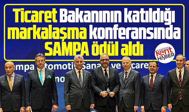 SAMPA Otomotiv Turquality 20. yılı etkinliğinde ödül aldı