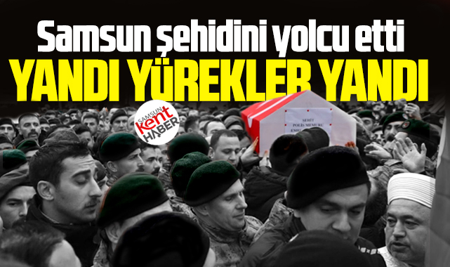 Samsun'un Ladik ilçesinde şehit polis Emre Albayrak'ın cenazesi toprağa verildi