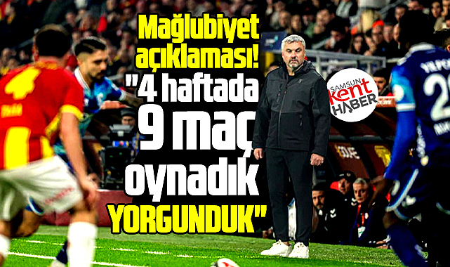 Thomas Reis'den Göztepe mağlubiyeti açıklaması! Yorgunduk
