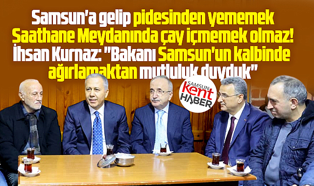 Samsun'a gelen İçişleri Bakanı Yerlikaya, kentin kalbi İlkadım'da ağırlandı