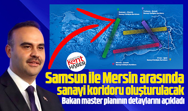 Samsun ile Mersin arasında sanayi koridoru oluşturulacak! İşte detaylar
