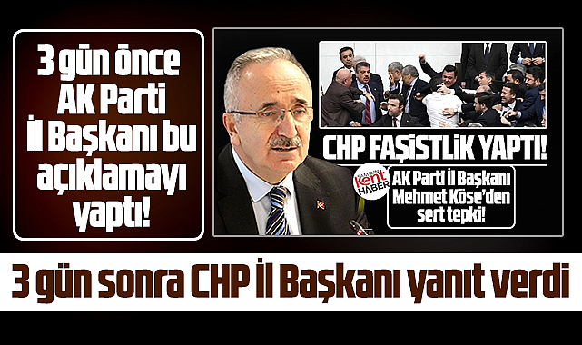 CHP Samsun İl Başkanından faşist açıklamasına 3 gün sonra yanıt!