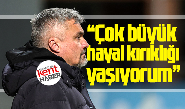 Reis'den Trabzonspor mağlubiyeti açıklaması! Hayal kırıklığı yaşıyorum