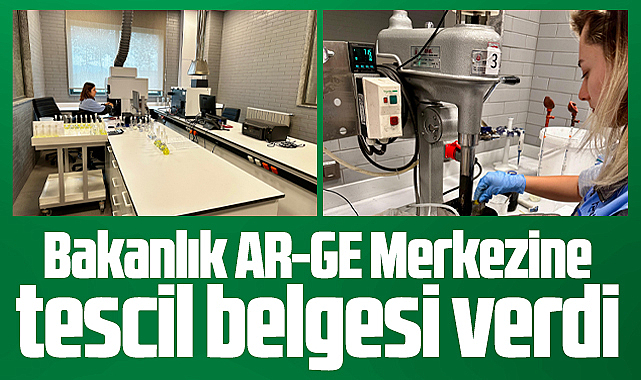 Samsun'da Eti Bakır'ın AR-GE Merkezine bakanlık tescil belgesi verdi