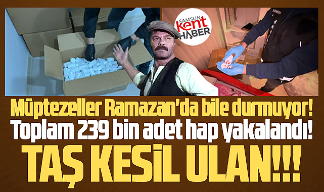 Samsun'da uyuşturucu tacirleri Ramazan ayında dahi durmuyor!