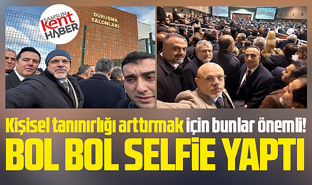CHP Samsun İl Başkanı İmamoğlu duruşmasında bol bol özçekim yaptı