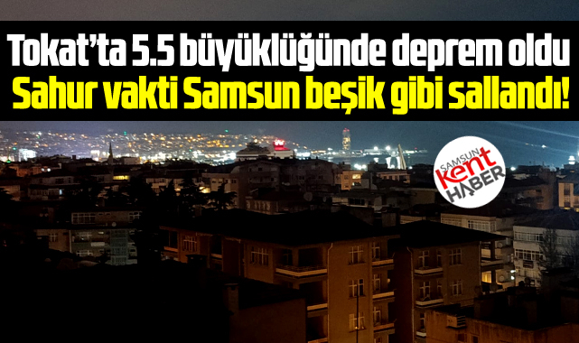 Samsun'da son dakika deprem! Samsun'da 13 Mart Cuma deprem oldu
