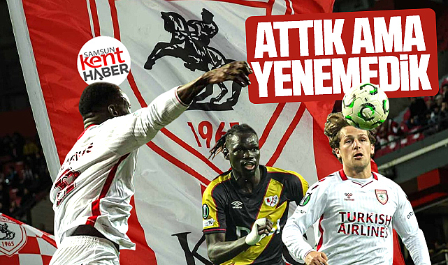 Samsunspor Rayo Vallecano'ya 3-1 mağlup oldu