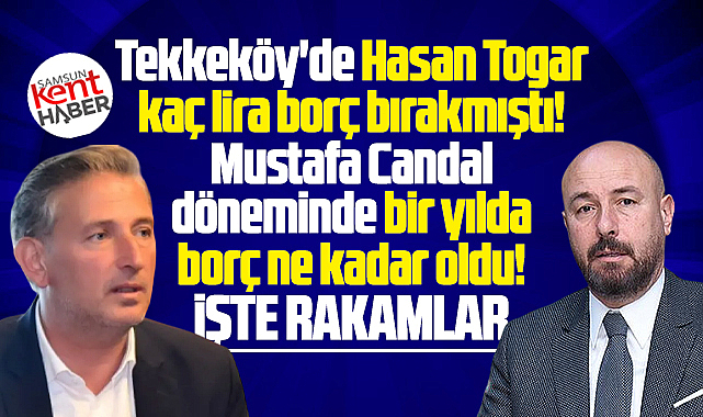 Samsun'da işte Tekkeköy Belediyesi'nin 2025 yılı itibari ile net borcu