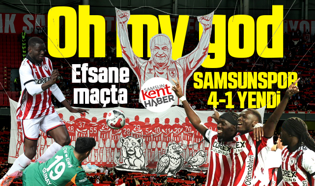 Samsunspor 21 yıl sonra Galatasaray'ı 4-1 yendi!
