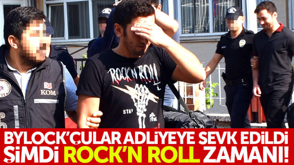 Samsun'da 13 ByLock şüphelisi sevk edildikleri Adliye'de hesap verecek