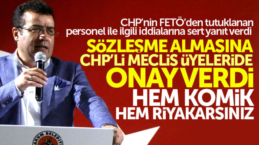 İshak Taşçı CHP'nin FETÖ'den tutuklanan personel ile ilgili iddialarına yanıt verdi
