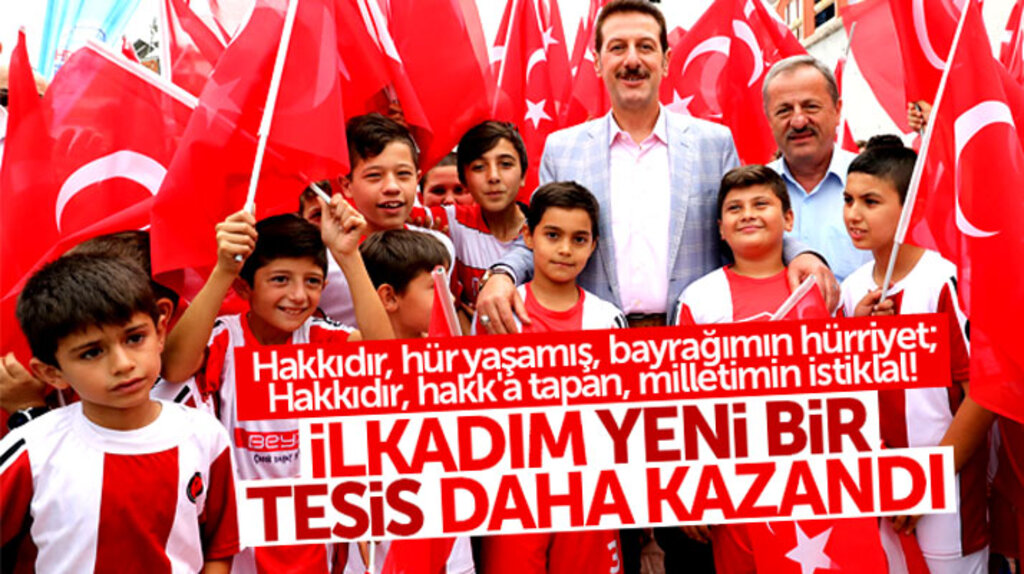 İlkadım Belediye Başkanı Erdoğan Tok Anadolu Mahallesinde Spor Kompleksinin açılışını yaptı