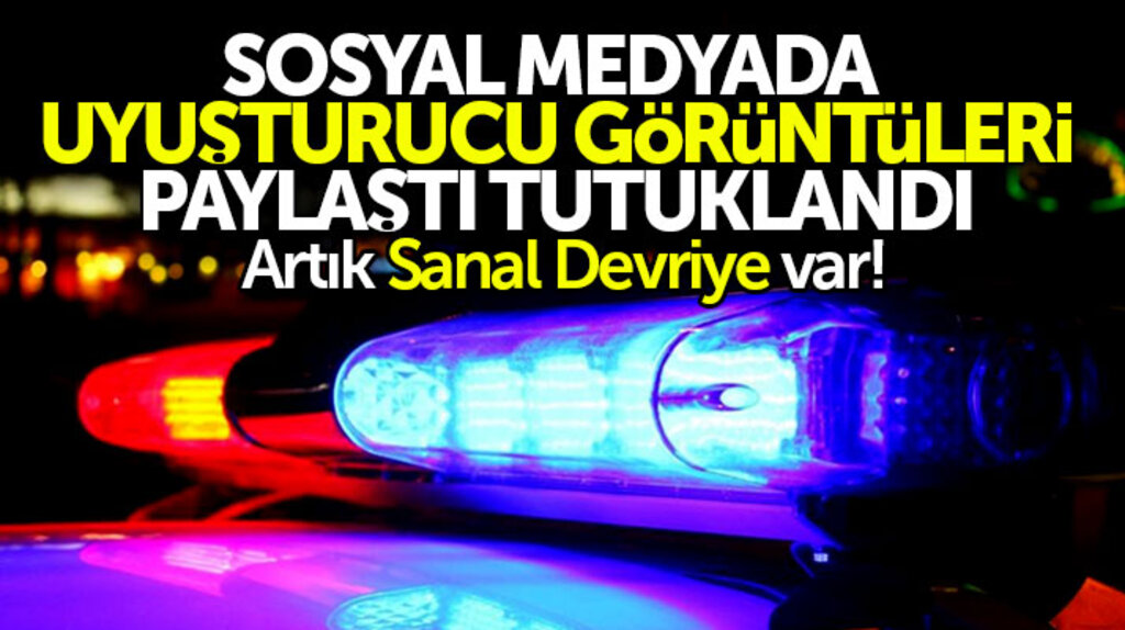 Samsun'da sosyal medya uyuşturucu görüntüleri paylaşan bir kişi tutuklandı