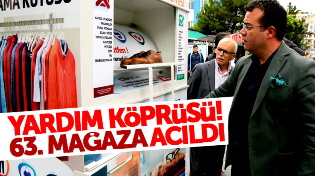 Samsun'da Atakum Belediyesi 63'üncü Hayır Çarşısı mağazasını açtı