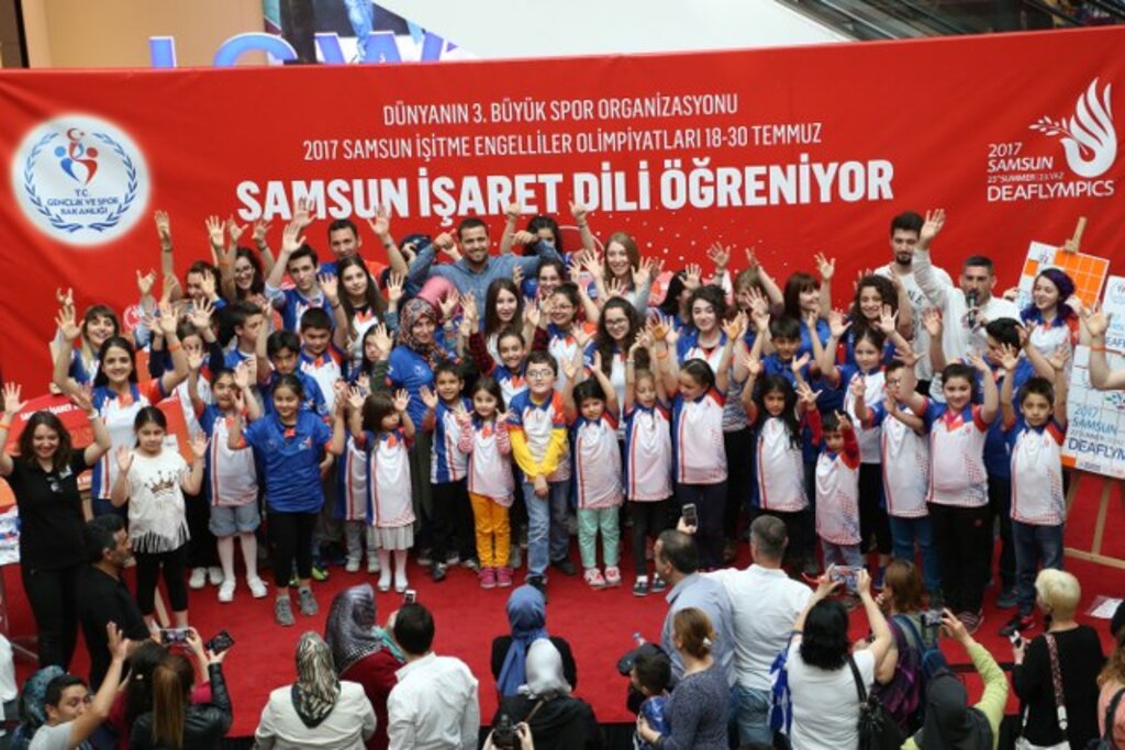 Samsun olimpiyatlara işaret dili öğrenerek hazırlanıyor