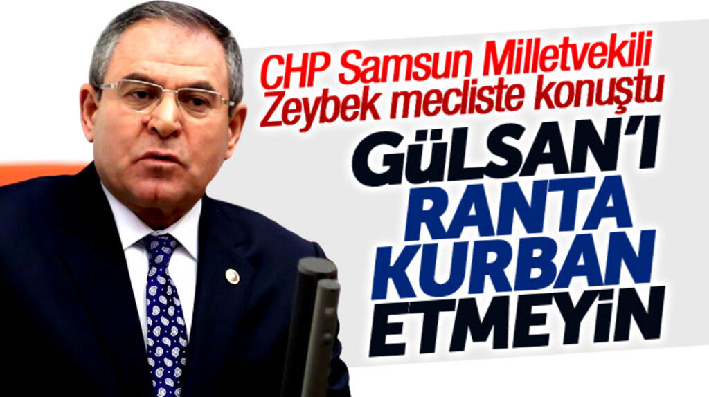 CHP Samsun Milletvekili Kemal Zeybek TBMM'de Gülsan Sanayi Sitesi ile ilgili konuştu