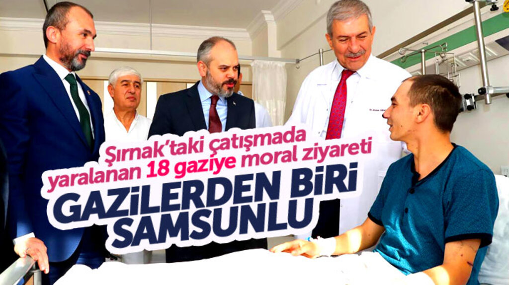 Sağlık Bakanı Ahmet Demircan, 18 gaziye moral ziyareti yaptı