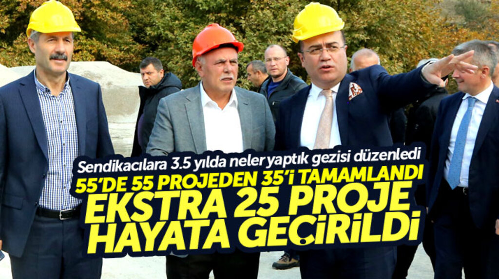 Atakum Belediye Başkanı İshak Taşçı 3.5 yılda neler yaptık gezisi düzenlendi