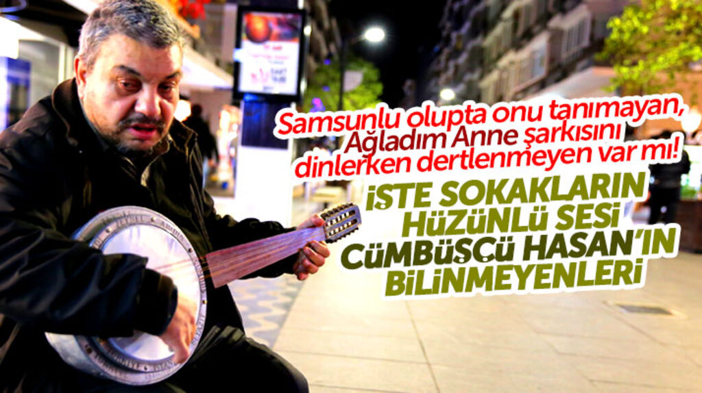 Samsun'da tanınan Cümbüşçü Hasan hayat hikayesini anlattı
