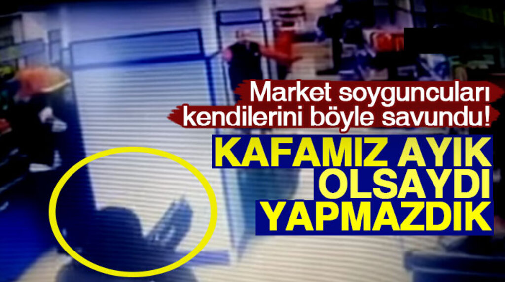 Samsun'da market soyan iki tutukludan hakime 'Ayık olsaydık' yapmazdık savunması